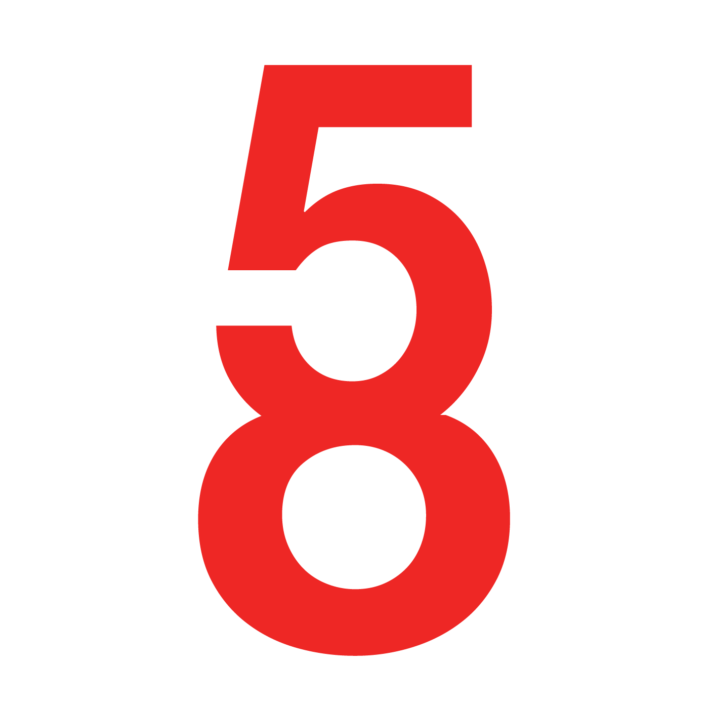 5 + 8