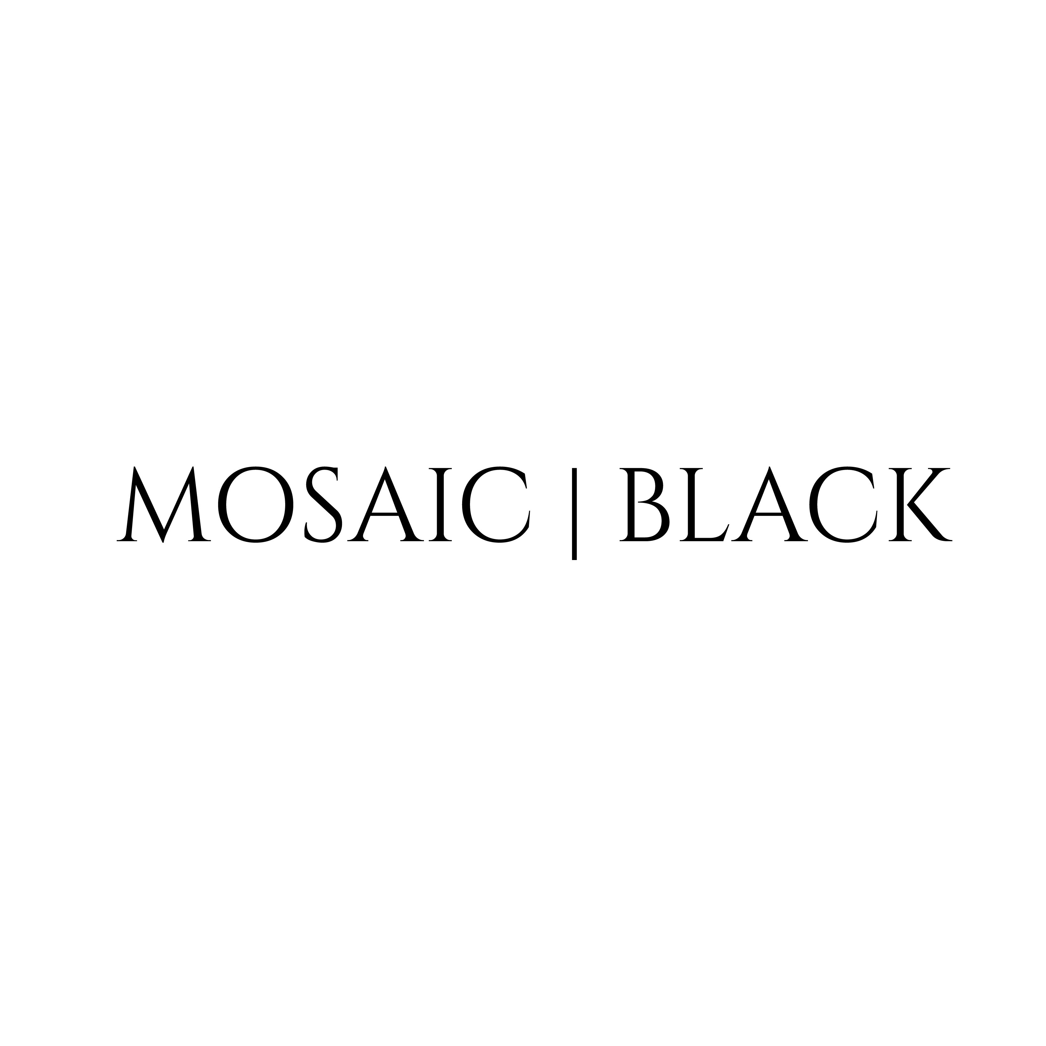 Mosaic Black